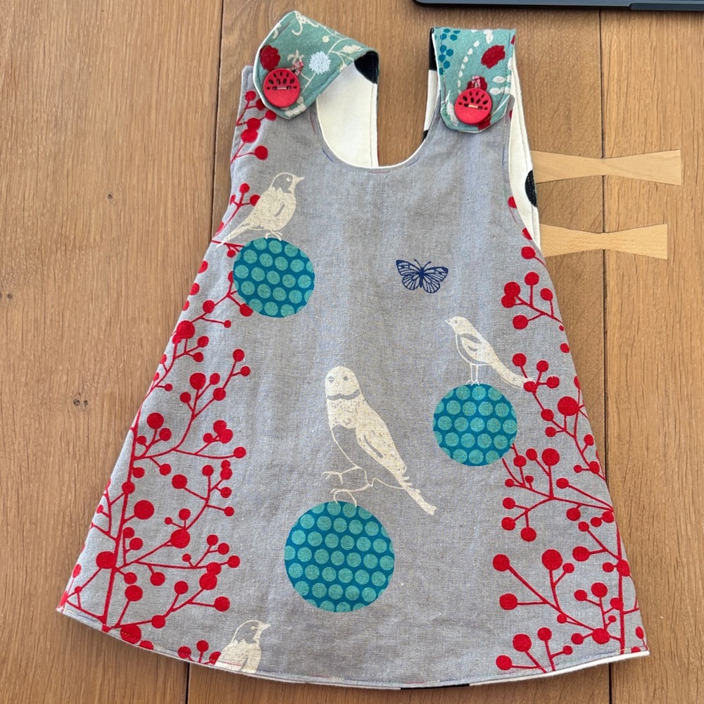 Handmade Apron Dress - 12-18 months